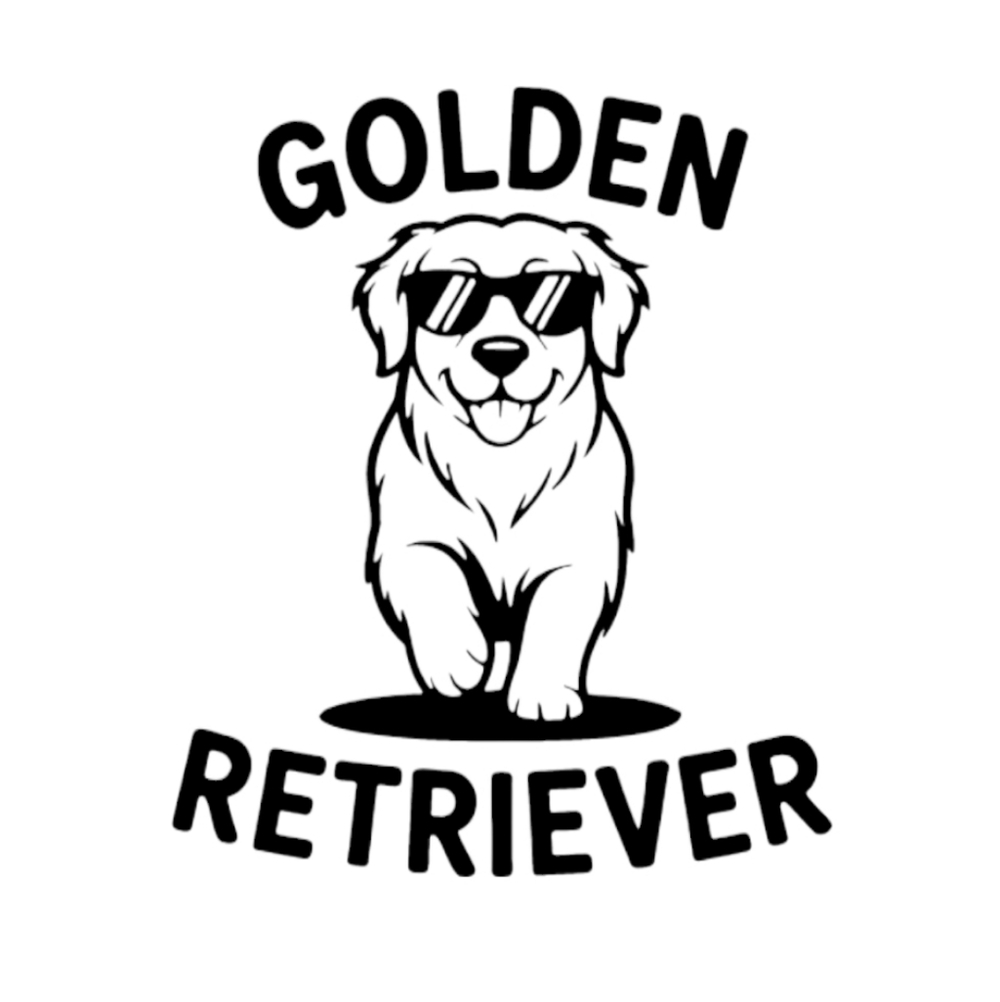 Golden Retriever Sunglasses‎ Animal Dog Vinyl Graphic Auto Laptop Decal Sticker